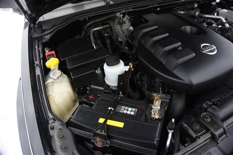 Расположение под капотом