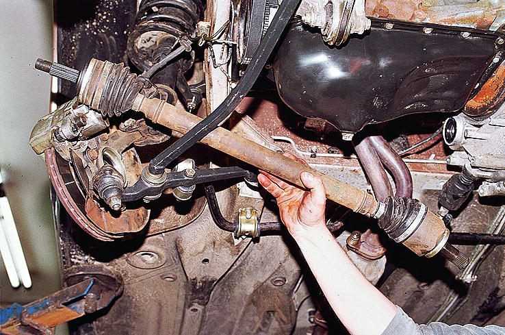 Технология установки упорного элемента на трансмиссию