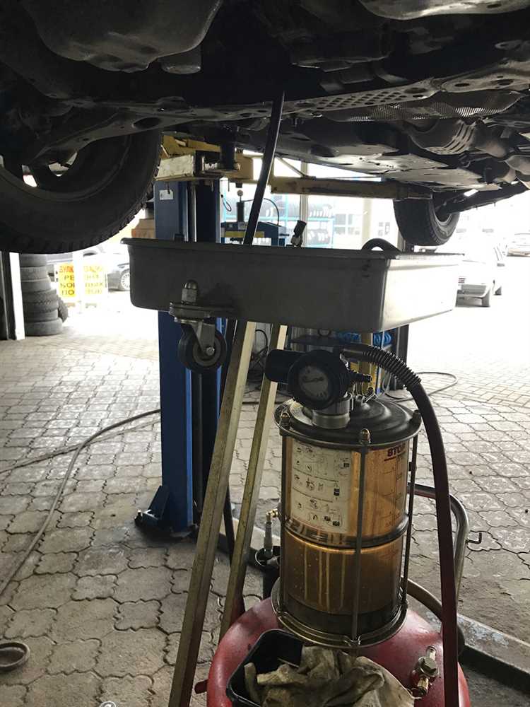 Как постелить поддон для сбора старого нефтепродукта